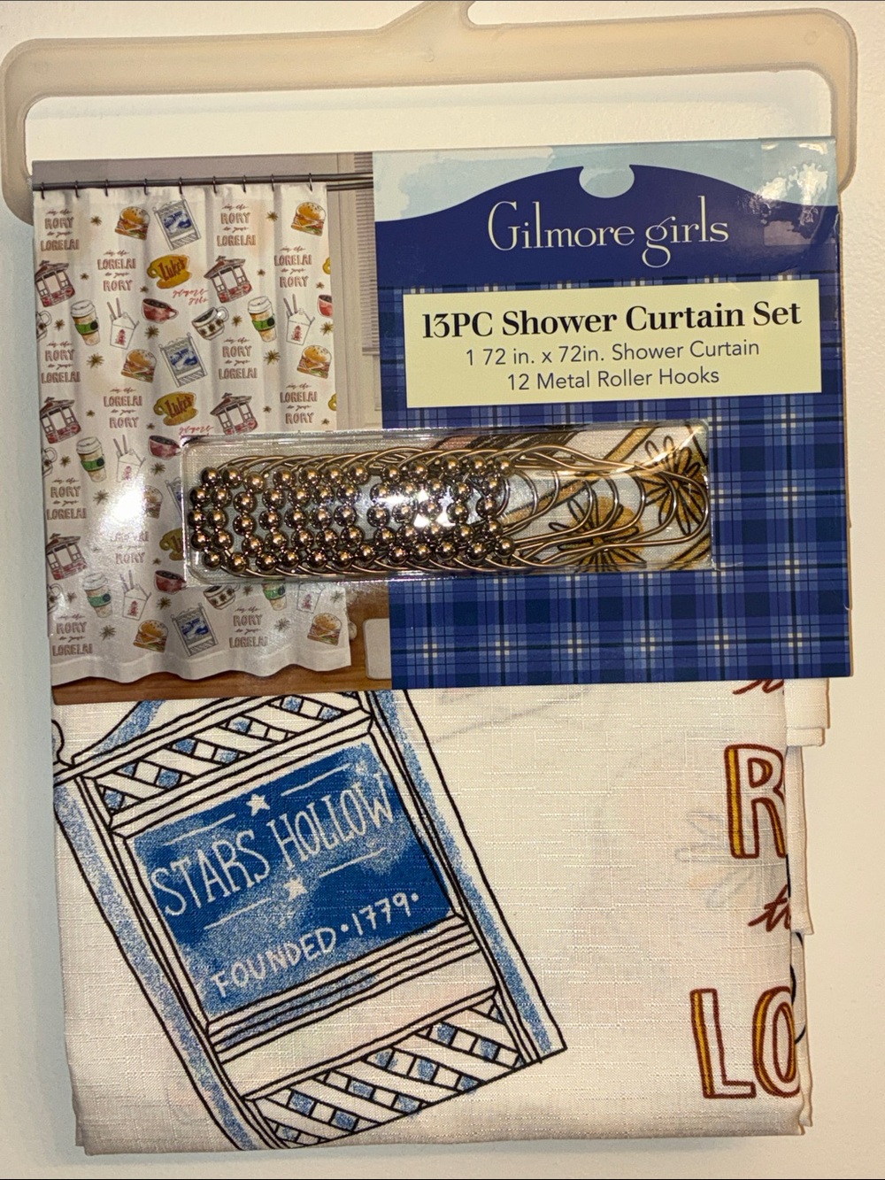 Gilmore Girls shower curtain set